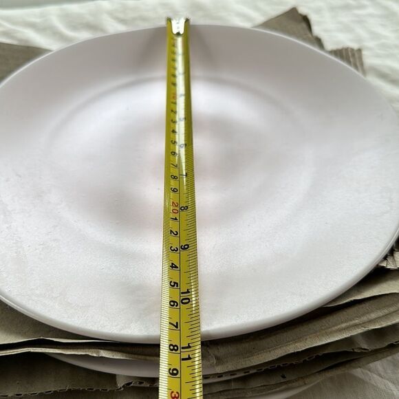 Fortessa Vitraluxe Dinnerware Heirloom Blush Dinner Plate (4) 10.5”D - Picture 4 of 5